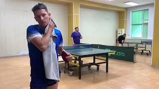 картинка: 18.10.25 Виноградов Ал.А. (550 ttw) - Линьков А.В. (515 ttw) Вологда Настольный теннис Клуб ВОМЗ
