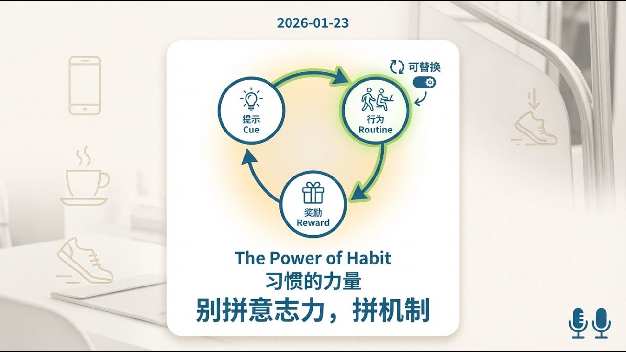 2026-01-23 | The Power of Habit 习惯的力量：别拼意志力，拼机制