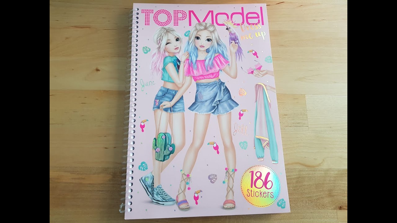 Top Model Dress me up Sticker Book ( #Top Model Dress me up Sticker Book )  