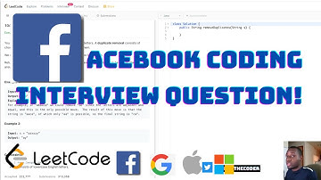 FACEBOOK Coding Interview Question - Remove All Adjacent Duplicates In String | LeetCode