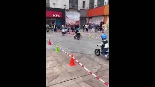 Never Give Up- Boy fell form cycle while cycle race Begins but can&#39;t give up finally he Won the Race