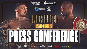 Oleksandr Usyk vs Daniel Dubois 2 LIVE Press Conference | UNDISPUTED Heavyweight Championship 🥊