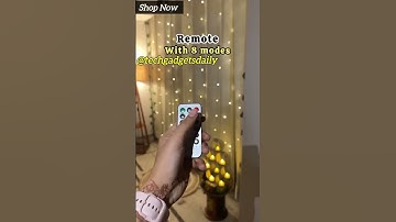 Desidiya 8 Modes Curtain Lights | Perfect Decor for Diwali, Weddings and More #diwalilightdecoration