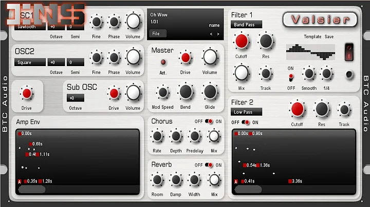 Free VST Instrument - Valsier (Bass synth)