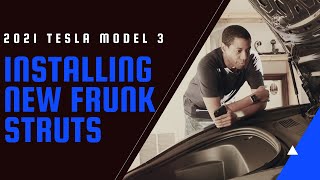 Match Highlights Tesla Model 3 | Installing Frunk Struts For Automatic Lift