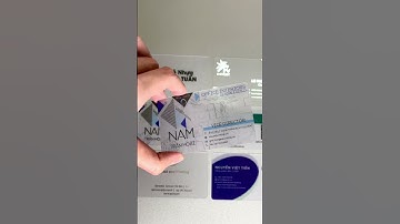 In thẻ nhựa Nguyên Tuấn xin giới thiệu đến bạn loại thẻ trong suốt.