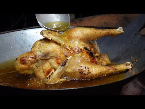 Video Gà tăm dầu nguyên con. Giòn ngọt béo - Bin Đen Miền... - youtube