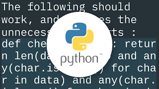 python password rules validation