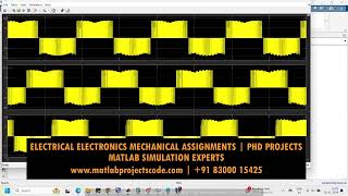 Indirect Matrix Converter SVM MATLAB Simulink simulation