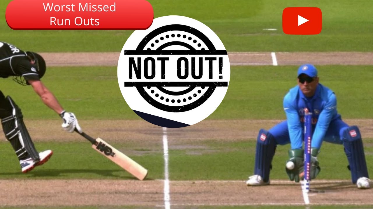 TOP 10 MISSED RUNOUTS IN CRICKET HISTORY!