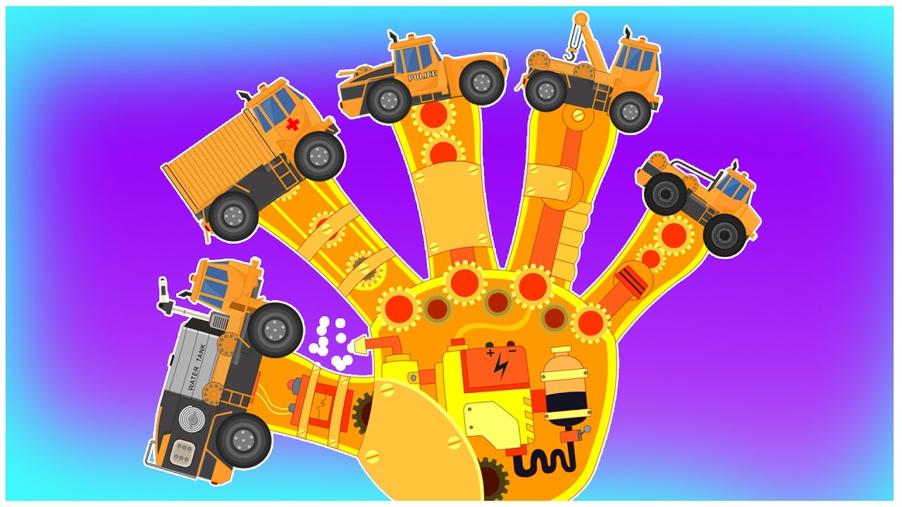 Transformer Finger Family song Vehicle songs for kids YouTube