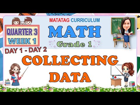 MATH 1 QUARTER 3 WEEK 1 DAY 1 - 2 | COLLECTING DATA | MATATAG CURRICULUM