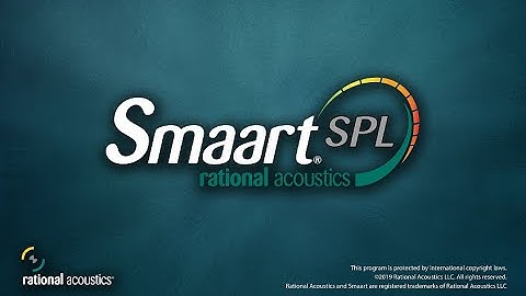 Smaart SPL - Quick Start