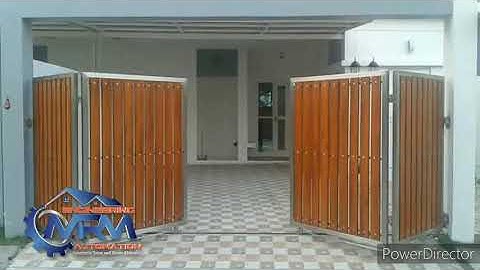 Automatic Remote SS Swing Bi Folding Gates Swing Gate Automation