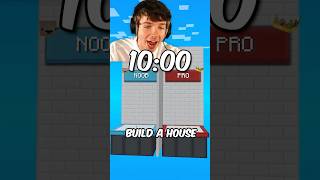 Minecraft Noob Vs Pro Build Battle House