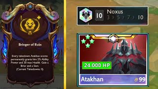 24K Hp With Atakhan Hero Augment Ft 10 Noxus? Tft Set 16