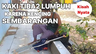 KEDUA KAKINYA LUMPUH GARA GARA KENCING DI PANTAI |DISABILITAS