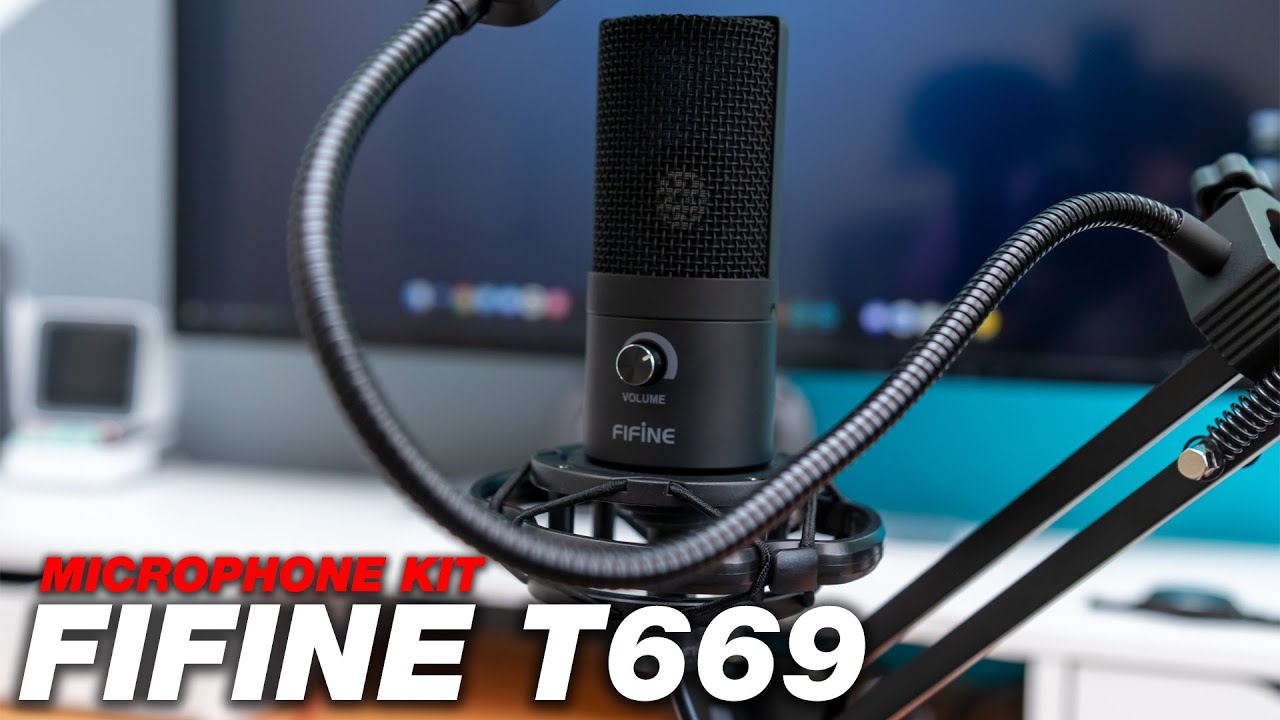 Fifine T669 Microphone Bundle  We're REALLY excited about this