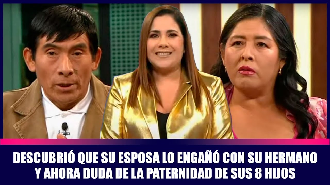 Descubrió que su esposa lo engañó con su hermano y ahora duda de la paternidad de sus 8 hijos