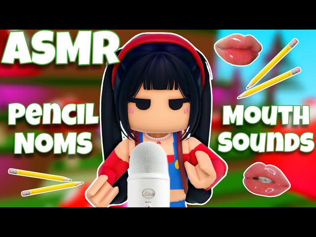 Roblox ASMR ~ Pencil Noms + Mouth Sounds!! 👄✏️