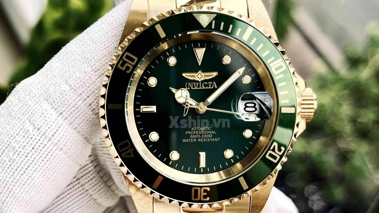 Xship.vn: Invicta Pro Diver Automatic Green Dial Men