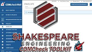 COMcheck Toolkit Tutorial | Shakespeare Engineering