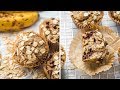 Healthy Banana Muffins with Oat Flour (Vegan + Gluten Free)