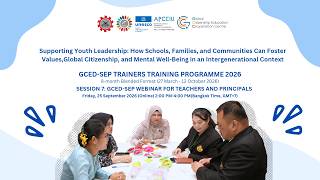 GCED-SEP Webinar for Teachers and Principals