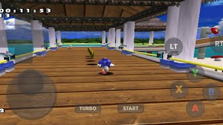 Game Sonic Adventure, Redream Emulator Main Di Android (Game Sega Dreamcast). screenshot 4