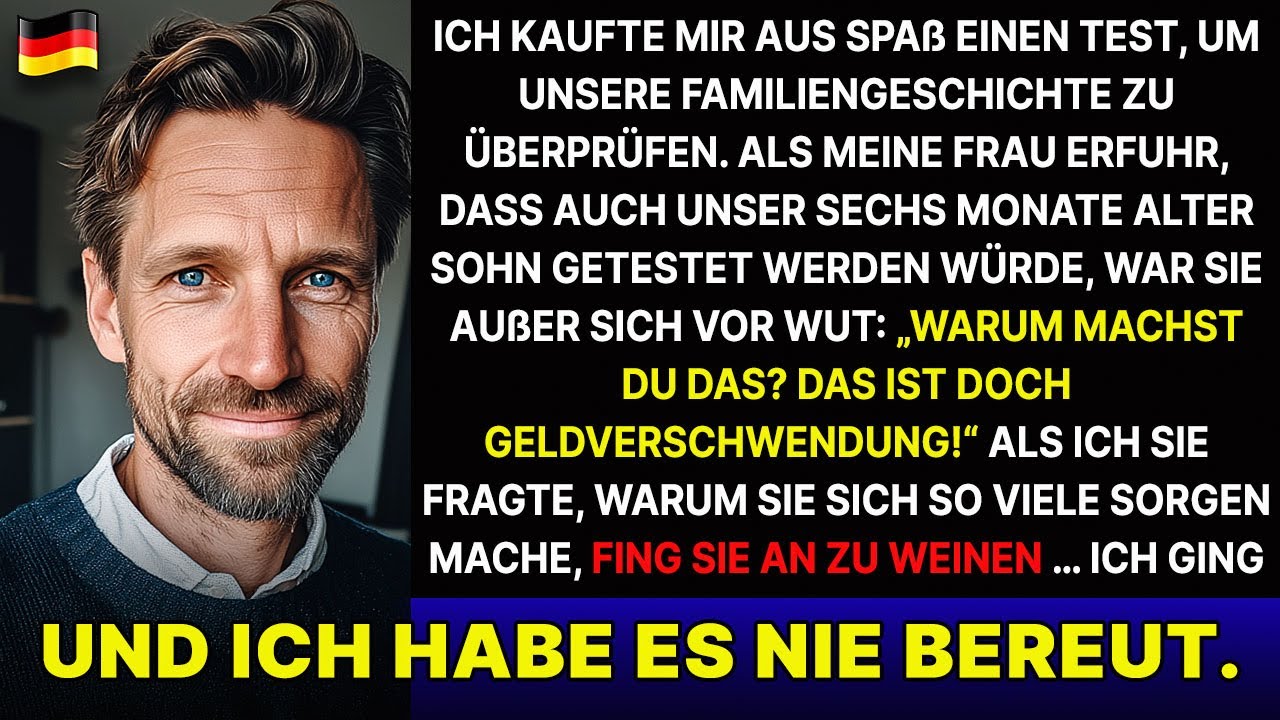 Meine Frau brach in Tränen aus, als ich den DNA Test erwähnte – ich ging und sah nie zurück...