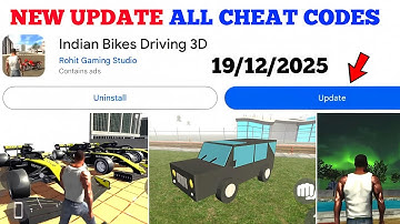 Finally New Update Of Indian Bike Driving 3D 🤯🔥| New Update All Cheat Codes | F1 Car | Harsh in Game