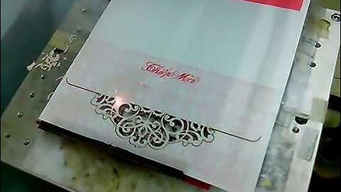 Cắt Thiệp Cưới Cắt Thiệp Mời bằng Laser tại Hcm Hà Nội Đà Nẵng