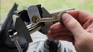 GEGE Alfa P Extra pick and gut Submission for LPU (Purple Belt)#locksport #lockpicking