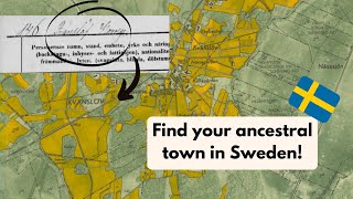 OLD MAPS for Swedish Genealogy!