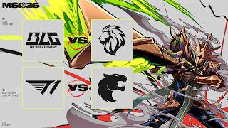 [中文] BLG vs LYON - T1 vs FUR | MSI 2026 | Bracket Stage Day 4