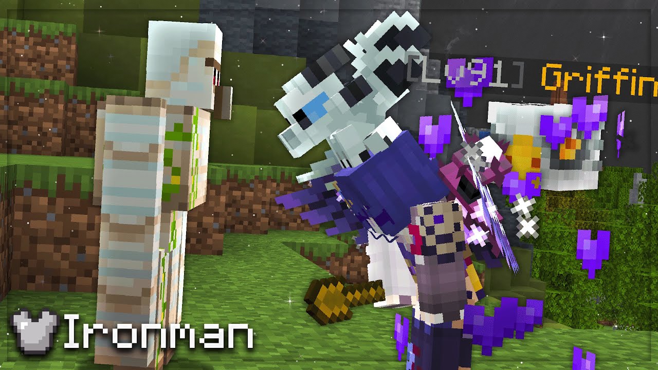 Crafting The LEGENDARY GRIFFIN PET in Hypixel Skyblock Ironman #39