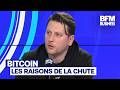 Ref:CvmhPFQm06w Chute du bitcoin : "depuis une semaine, on vit une phase d'accalmie sur la crypto" (thibaut boutrou)