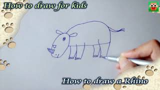 Làm thế nào để vẽ một con tê giác  Trạng Nguyên Channel