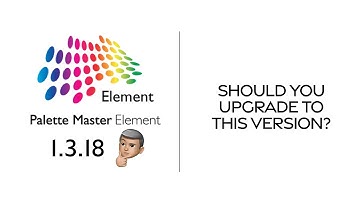 BenQ Palette Master Element 1.3.18, should you update & best calibration settings if you do.