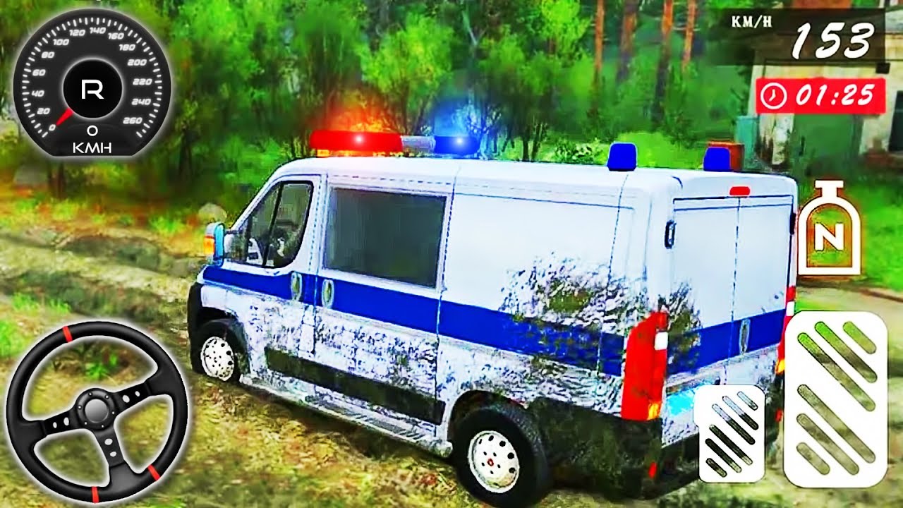 Police Van Offroad 4x4 Driver Simulator 2020 - Android GamePlay