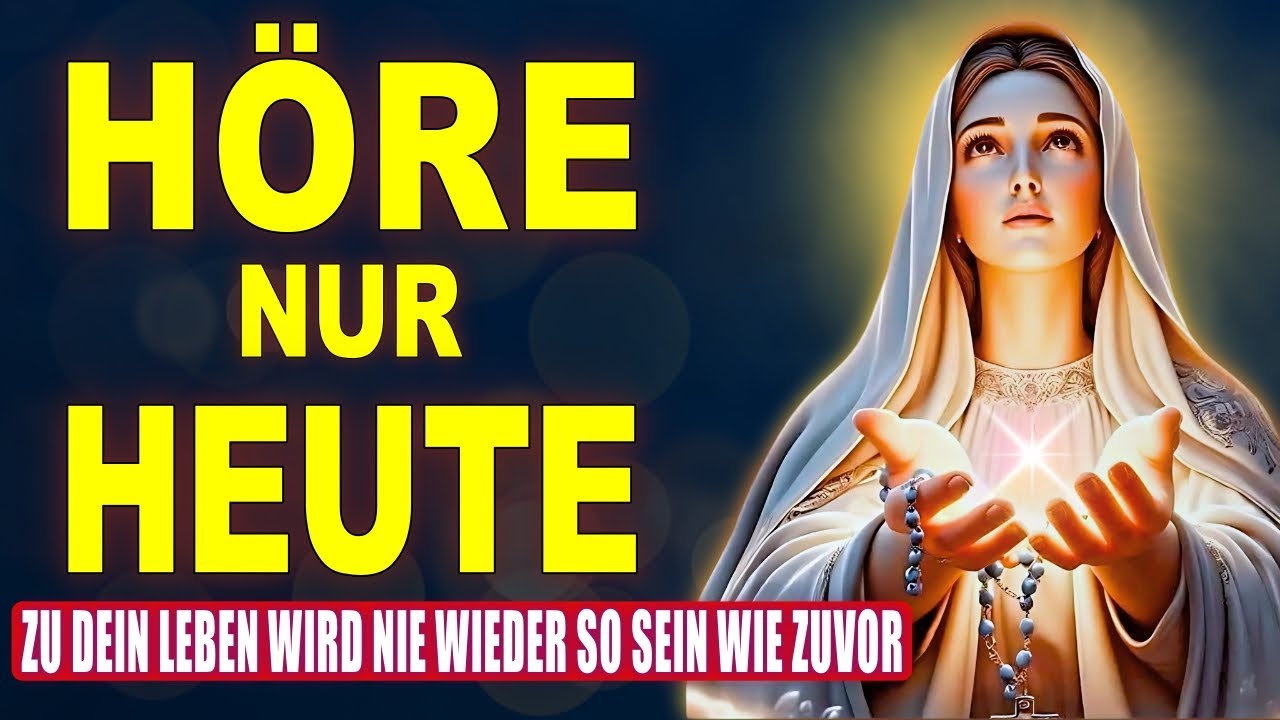 ⭐KRAFTVOLLES GEBET – JUNGFRAU MARIA, um eine schwierige Situation zu lösen🙏