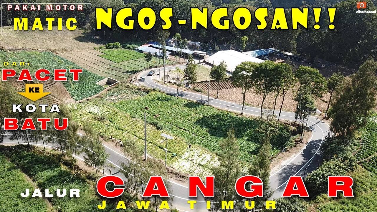 Pacet ke Batu via Cangar naik motor MATIC Jalannya MENANJAK TAJAM??