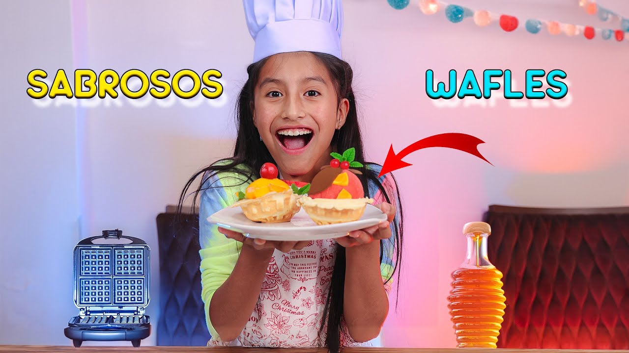 Prepare WAFLES deliciosos 😋 Alyson Jazmin