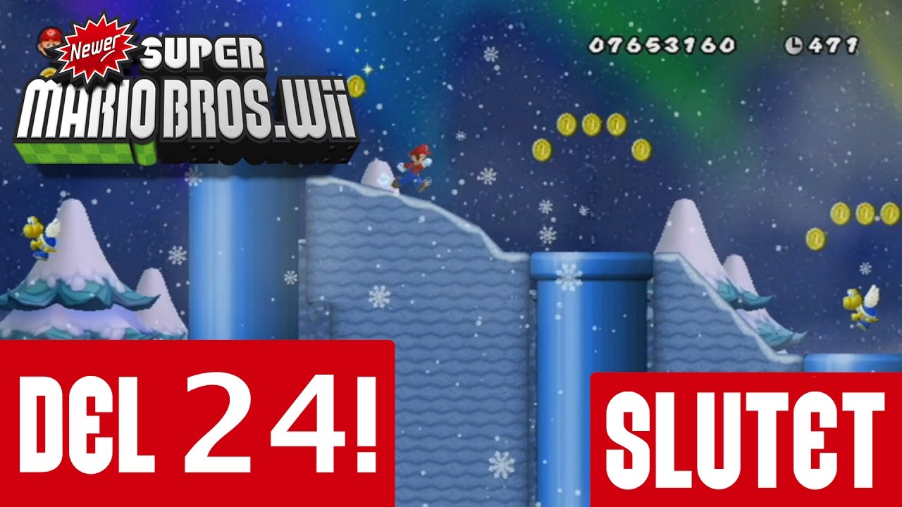 Newer Super Mario Bros. Wii - del 24 - Slutet (svenska)