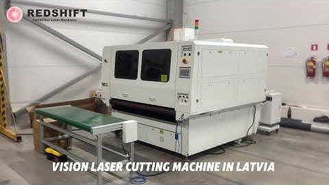 Vision Laser Cutting Machine Installation in Latvia