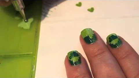 Four-Leaf Clover Nail Art Tutorial