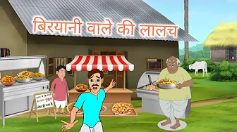 बिरयानी वाले की लालच hindi kahani | lalchi biryani wale ki NEW MORAL STORY biryani ki kahani 