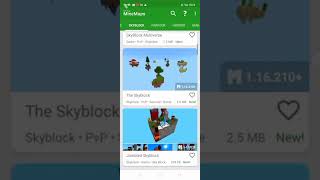 how to download sky block in minecraft #shorts #minecraft #minecraftPE #viral #ytshorts screenshot 4