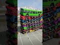 Mixed Rainbow Colour Cars &amp; Buses FallCrash