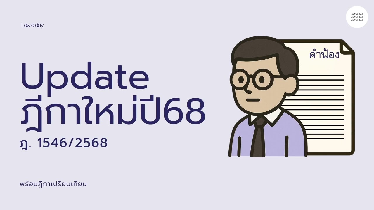 Updateฎีกาใหม่ปี68  🧠ฎ. 1546/2568 (ป.วิ.อ. มาตรา 176 วรรคท้าย + 192 วรรคท้าย)